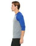 Bella + Canvas 3200 Unisex 3/4-Sleeve Baseball T-Shirt Side Thumbnail
