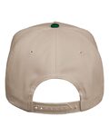 valucap v8869 five-panel twill cap Back Thumbnail