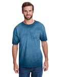 tie-dye cd1310 adult oil wash t-shirt Front Thumbnail