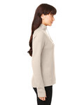 north end ne200w ladies' rhythm waffle pullover Side Thumbnail