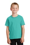 port & company pc099y youth beach wash ™ garment-dyed tee Front Thumbnail