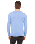 bella + canvas 3425 unisex jersey long-sleeve v-neck t-shirt Back Thumbnail