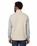 North End NE714 Men's Aura Sweater Fleece Vest Back Thumbnail