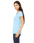 bella + canvas b6005 ladies' jersey short-sleeve v-neck t-shirt Side Thumbnail