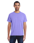 comfortwash by hanes gdh150 unisex 5.5 oz., 100% ringspun cotton garment-dyed t-shirt with pocket Side Thumbnail