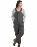 berne wb515 ladies' softstone duck insulated bib overall Front Thumbnail