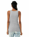 bella + canvas 1081 ladies' micro ribbed tank Back Thumbnail