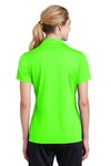 sport-tek lst640 ladies posicharge ® racermesh ® polo Back Thumbnail