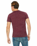 bella + canvas 3655c unisex textured jersey v-neck t-shirt Back Thumbnail