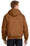 cornerstone j763h duck cloth hooded work jacket Back Thumbnail