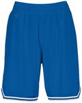 Holloway 224377 Ladies Retro Basketball Shorts Front Thumbnail