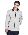 north end 88099 men's three-layer fleece bonded performance soft shell jacket Front Thumbnail