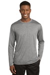 sport-tek st360ls long sleeve heather contender ™ tee Front Thumbnail