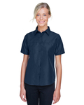 Harriton M580W Ladies' Key West Short-Sleeve Performance Staff Shirt Front Thumbnail