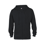 delta 99300 delta fleece adult unisex heavyweight fleece zip hoodie Front Thumbnail