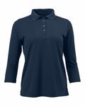 paragon sm0120 women's lady palm three-quarter sleeve polo Front Thumbnail