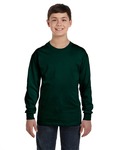 Gildan G540B Youth Heavy Cotton™ Long-Sleeve T-Shirt Front Thumbnail
