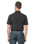 devon & jones dg101 crownlux performance® men's geo polo Back Thumbnail