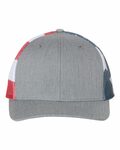 richardson 112pm printed mesh-back trucker cap Front Thumbnail