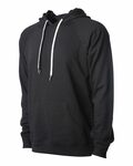 independent trading co. ss1000 icon unisex lightweight loopback terry hooded sweatshirt Side Thumbnail