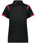 Badger Sport 335100 LADIES ON THE RISE POLO Front Thumbnail