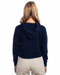 Next Level 9384 Ladies' Cropped Pullover Hooded Sweatshirt Back Thumbnail