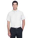 Harriton M600S Men's Oxford Short Sleeve with Stain-Release Front Thumbnail
