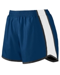 augusta sportswear 1266 girls pulse team shorts Front Thumbnail