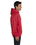 Hanes F170 Adult 9.7 oz. Ultimate Cotton® 90/10 Pullover Hooded Sweatshirt Side Thumbnail