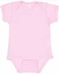 rabbit skins 4400 infant baby rib bodysuit Front Thumbnail