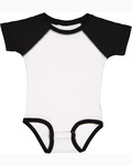 rabbit skins rs4430 infant baseball fine jersey bodysuit Front Thumbnail