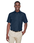 Harriton M580 Men's Key West Short-Sleeve Performance Staff Shirt Front Thumbnail