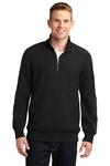 sport-tek st283 super heavyweight 1/4-zip pullover sweatshirt Front Thumbnail