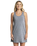 next level 6734 ladies' triblend racerback tank dress Back Thumbnail