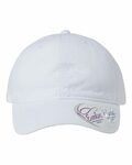 infinity her cassie women's pigment-dyed fashion undervisor cap Front Thumbnail