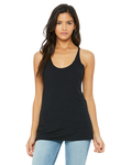 bella + canvas 8430 women's triblend racerback tank Front Thumbnail