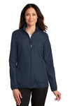 port authority l344 ladies zephyr full-zip jacket Front Thumbnail