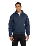 Jerzees 995M NuBlend ® 1/4-Zip Cadet Collar Sweatshirt Side Thumbnail