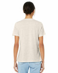 Bella + Canvas 6405 Ladies' Relaxed Jersey V-Neck T-Shirt Back Thumbnail