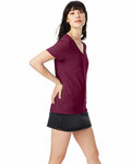 Hanes S04V Ladies' Perfect-T V-Neck T-Shirt Side Thumbnail