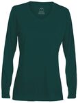 Augusta Sportswear 1788 Ladies NexGen Wicking Long Sleeve Tee Front Thumbnail