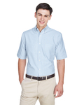 ultraclub 8972 men's classic wrinkle-resistant short-sleeve oxford Side Thumbnail