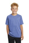 Sport-Tek YST400 Youth PosiCharge ® Tri-Blend Wicking Raglan Tee Front Thumbnail