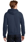 Gildan G185 Adult Heavy Blend™ 8 oz., 50/50 Hooded Sweatshirt Back Thumbnail