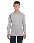 Hanes 5546 Youth Authentic-T Long-Sleeve T-Shirt Back Thumbnail