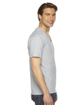 American Apparel 2456 Unisex USA Made Fine Jersey Short-Sleeve V-Neck T-Shirt Side Thumbnail