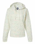 J America JA8871 Adult Triblend Pullover Fleece Hooded Sweatshirt Front Thumbnail