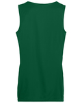 augusta sportswear 147 ladies' wicking polyester reversible sleeveless jersey Back Thumbnail