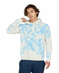 us blanks 4412cl unisex made in usa cloud tie-dye hooded sweatshirt Front Thumbnail