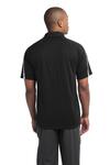 sport-tek st685 posicharge ® micro-mesh colorblock polo Back Thumbnail